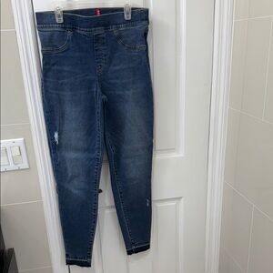 SPANX Dark Blue Ankle Jeans